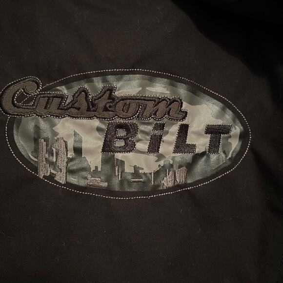 BILT motorcycle jacket Black hood removable fleece vest zip & snap pockets Sz M - Picture 4 of 16